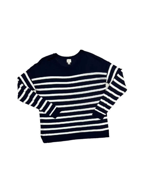 Top Long Sleeve By A New Day In Navy, Size: M