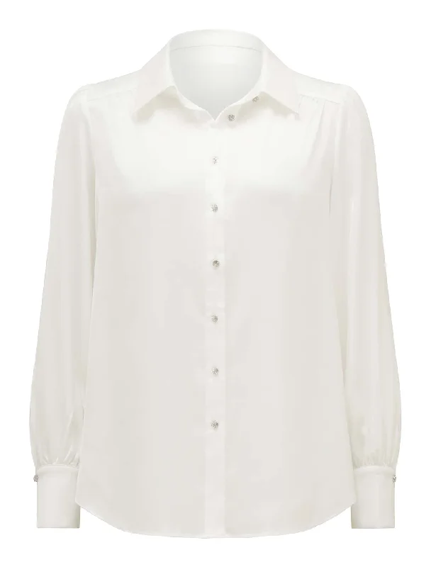 Amelie Embellished Button Shirt