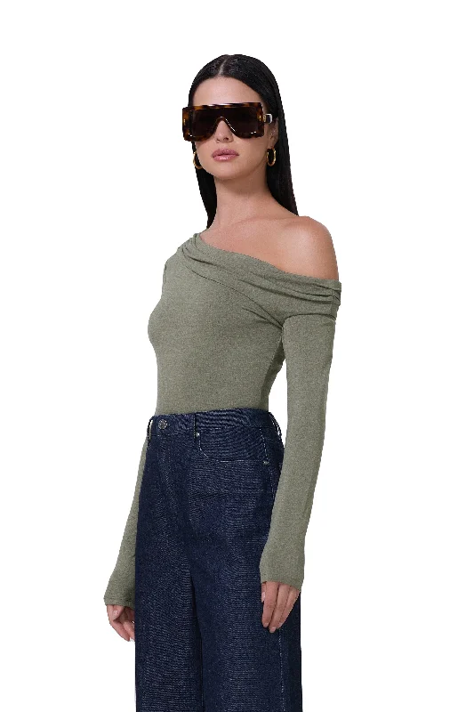 Bria Top - Heather Olive