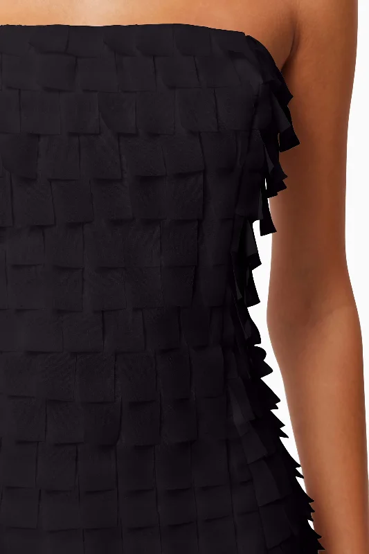 Hailey Strapless Mini Party Dress In Black