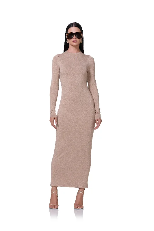 Juniper Dress - Heather Taupe