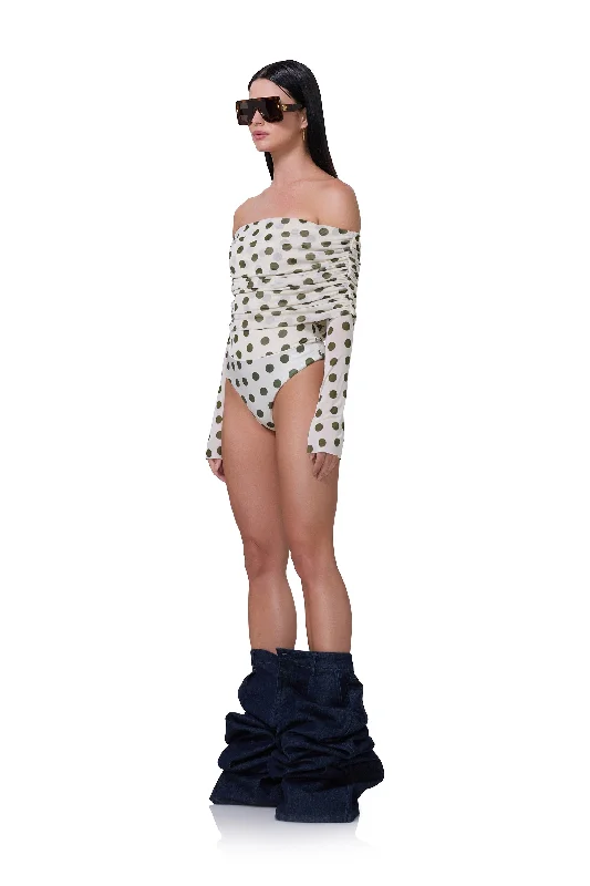 Maxine Bodysuit - Birch Dot