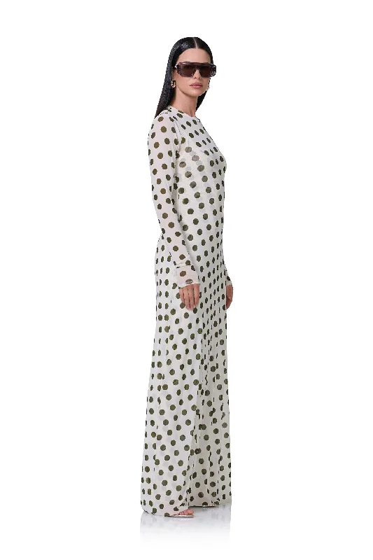 Paola Dress - Birch Dot