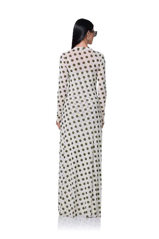 Paola Dress - Birch Dot