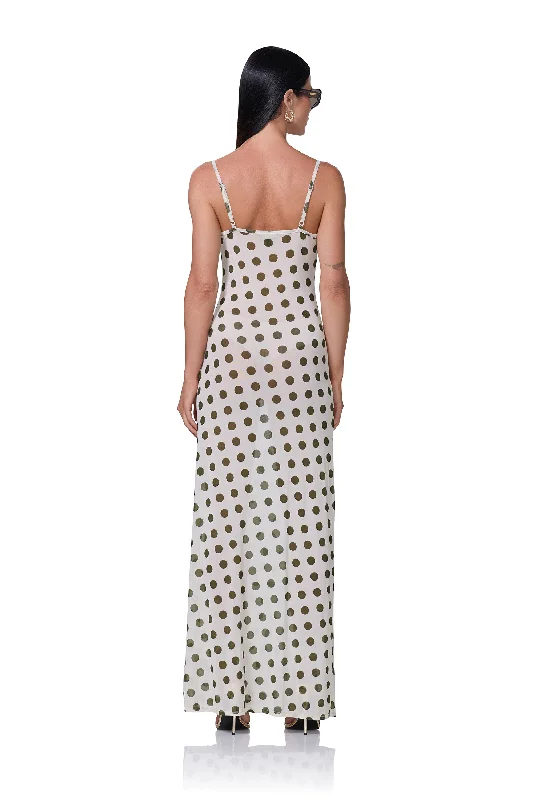 Paola Dress - Birch Dot