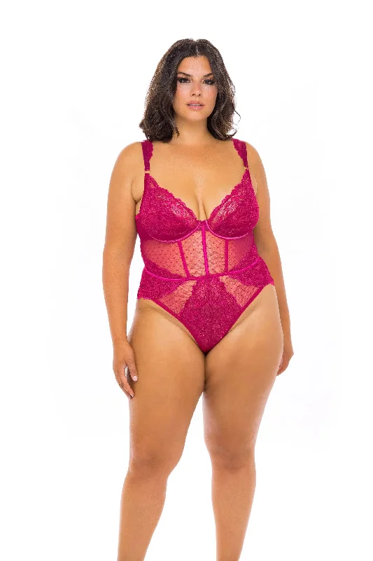 Harper Floral Lace Teddy