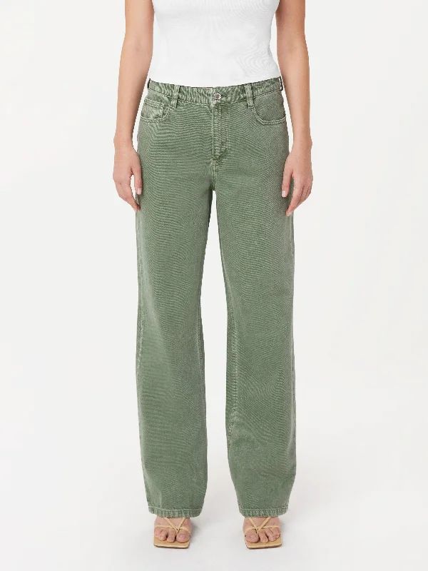 The Courtney Loose Jean in Sage Green