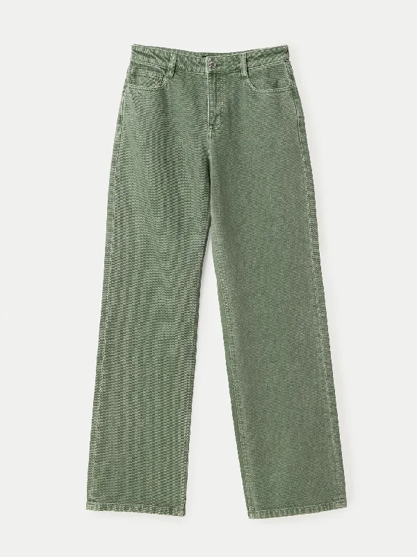 The Courtney Loose Jean in Sage Green