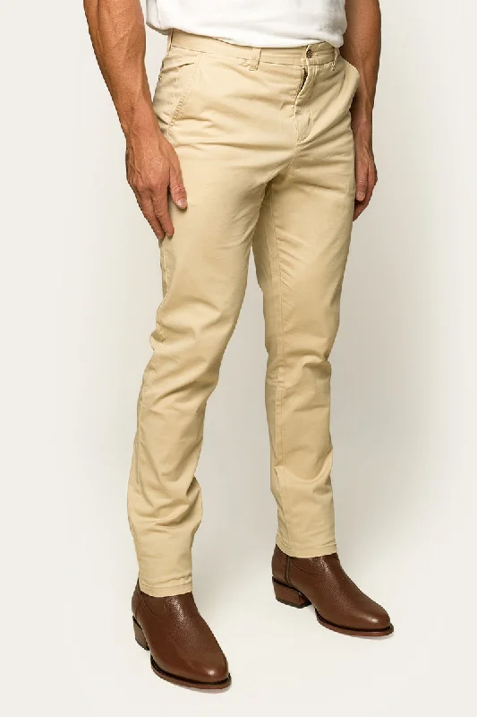 Bachelor Mens Regular Fit Chino Pant - Bone