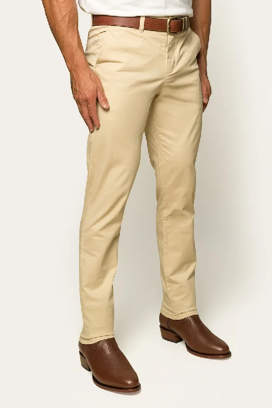 Bachelor Mens Regular Fit Chino Pant - Bone