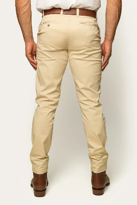 Bachelor Mens Regular Fit Chino Pant - Bone