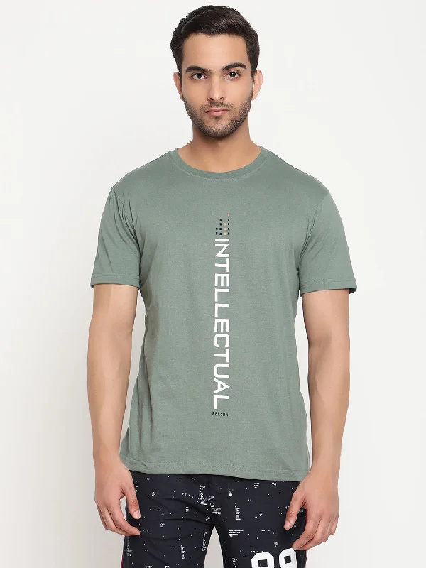 Cantabil Green Men's T-Shirt