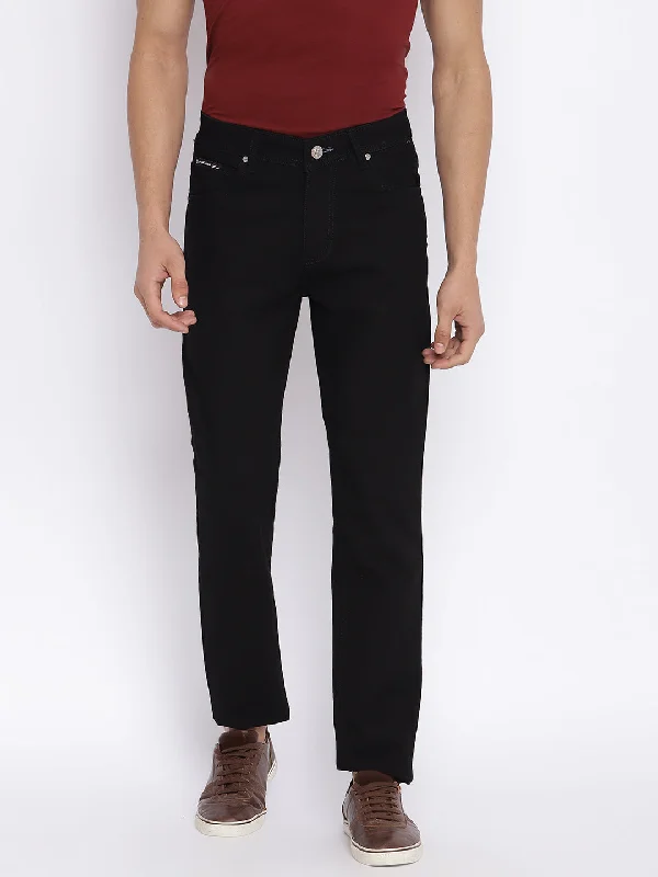 Cantabil Men Black Jeans