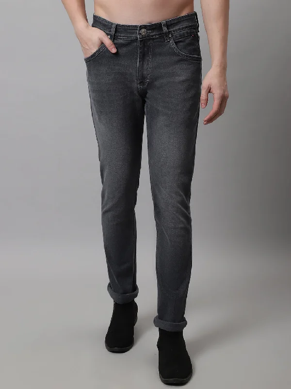 Cantabil Men's Grey Denim