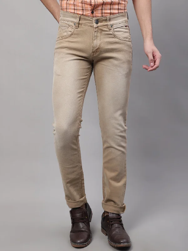 Cantabil Mens Khaki Denim