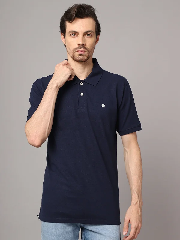 Cantabil Mens Navy T-Shirt