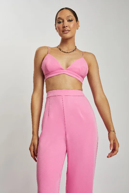 Cynthia Triangle Bralette - Pink