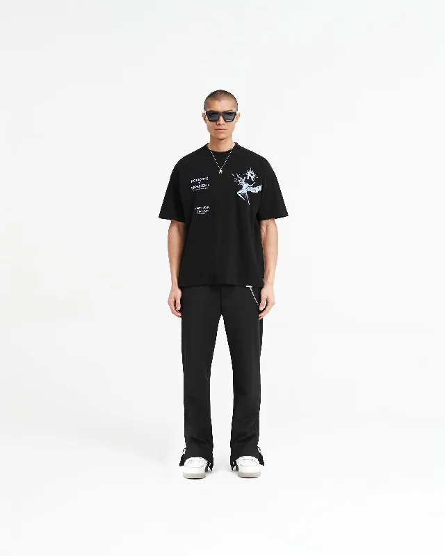 Icarus T-Shirt - Jet Black Blue