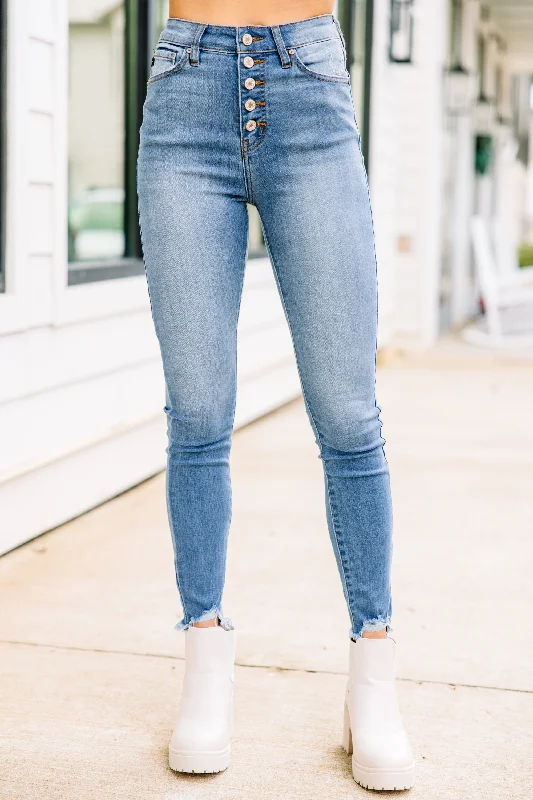 KanCan: Going Up Medium Wash High Waist Skinny Jeans