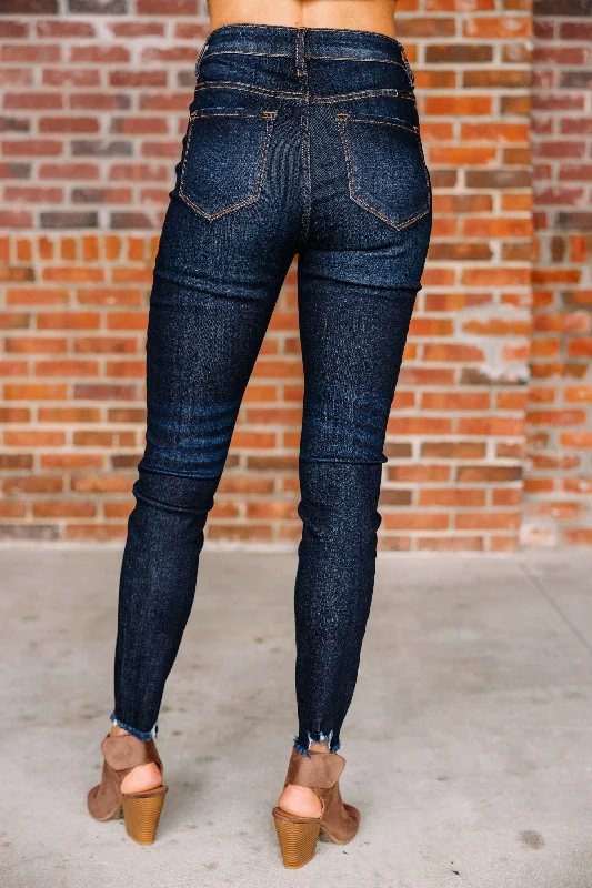 KanCan: Going Up Ultra Dark Wash High Waist Skinny Jeans