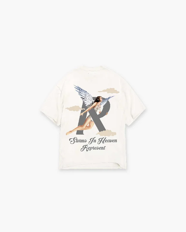 Storms In Heaven T-Shirt - Flat White