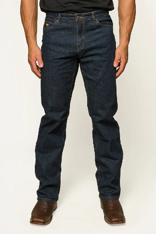 Sturt Mens Relaxed Leg Jean - Dark Blue