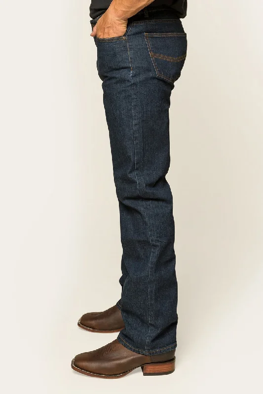 Sturt Mens Relaxed Leg Jean - Dark Blue