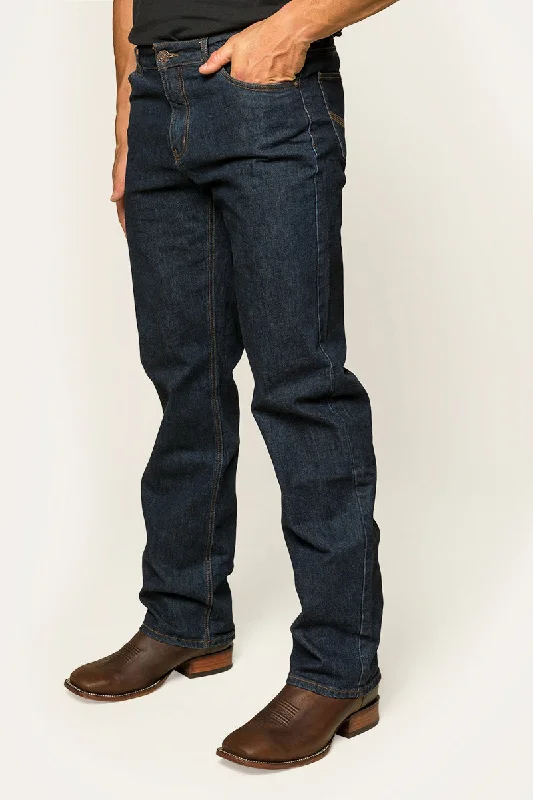 Sturt Mens Relaxed Leg Jean - Dark Blue