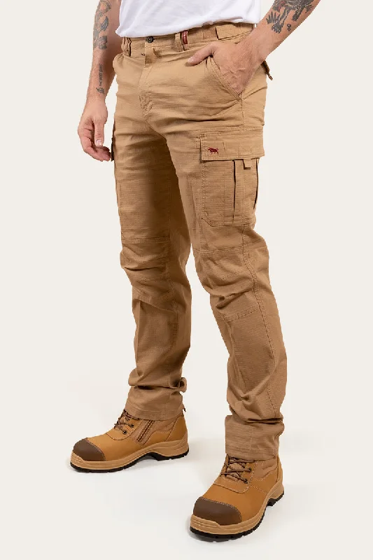 Tennant Creek Mens Ripstop Work Pant - Tawny Brown