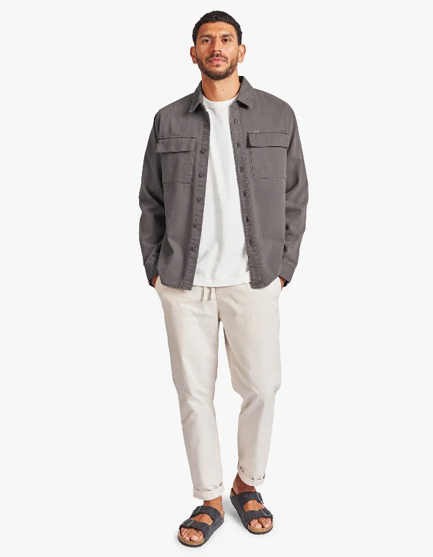 Essential Overshirt - Shadow Grey