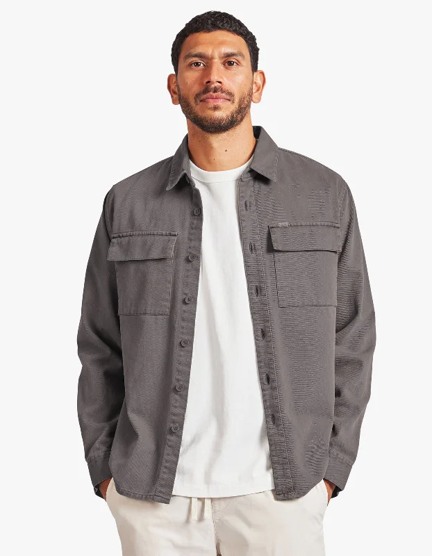 Essential Overshirt - Shadow Grey