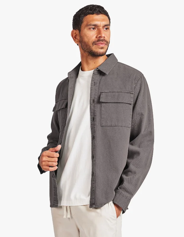 Essential Overshirt - Shadow Grey