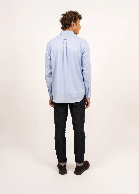 Amboise long sleeve shirt - regular fit, in cotton oxford (CIEL)