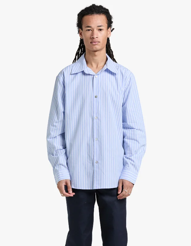 Shaw Stripe Long Sleeve Shirt - Blue Stripe