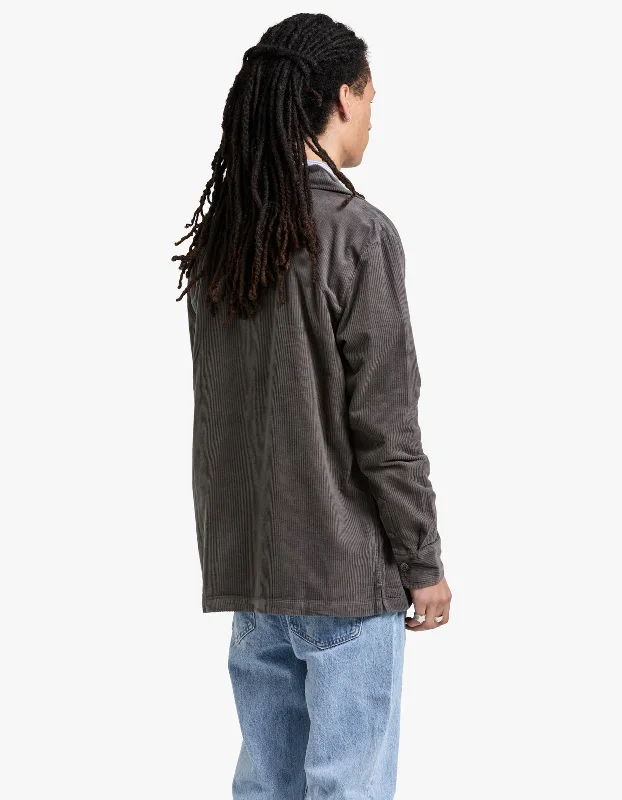 Wick Corduroy Long Sleeve Shirt - Washed Graphite