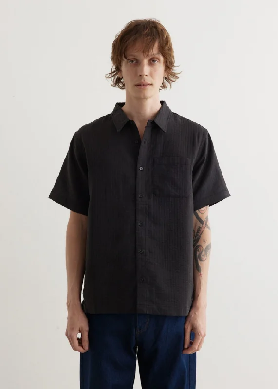 Bruce Double Layer Crinkle Short Sleeve Shirt