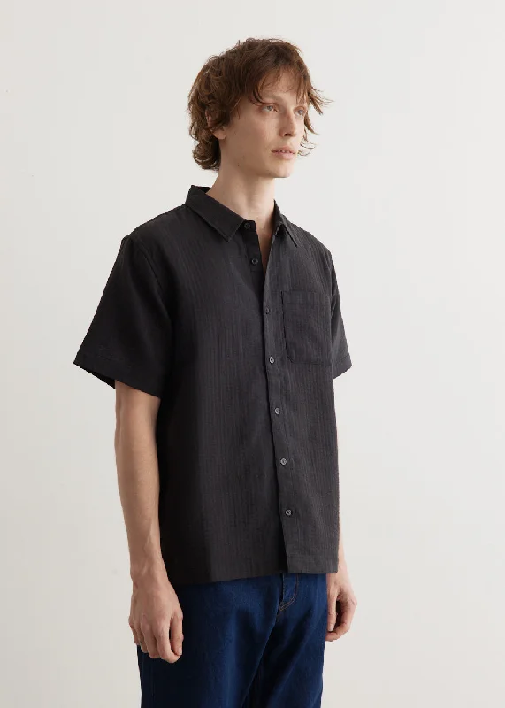 Bruce Double Layer Crinkle Short Sleeve Shirt