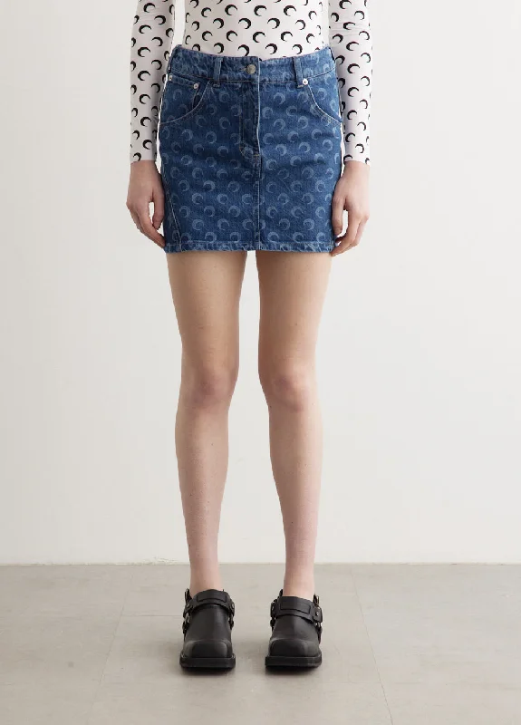 Deadstock Denim Mini Skirt