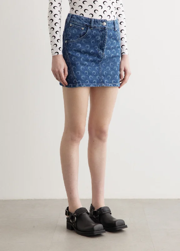 Deadstock Denim Mini Skirt