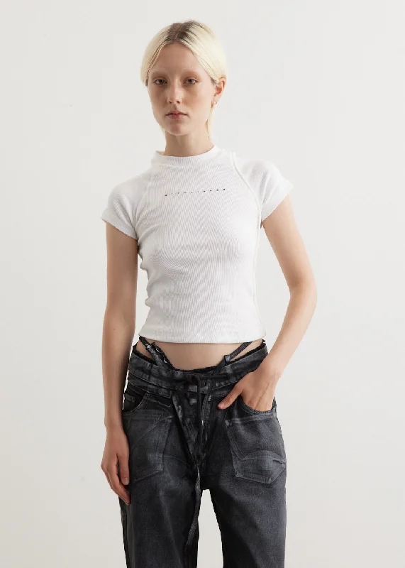 Deconstructed Rib T-Shirt