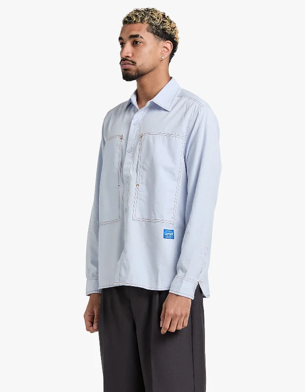 Cliff Long Sleeve Shirt - Light Blue