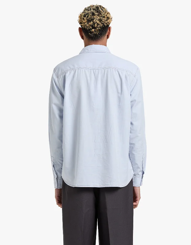 Cliff Long Sleeve Shirt - Light Blue