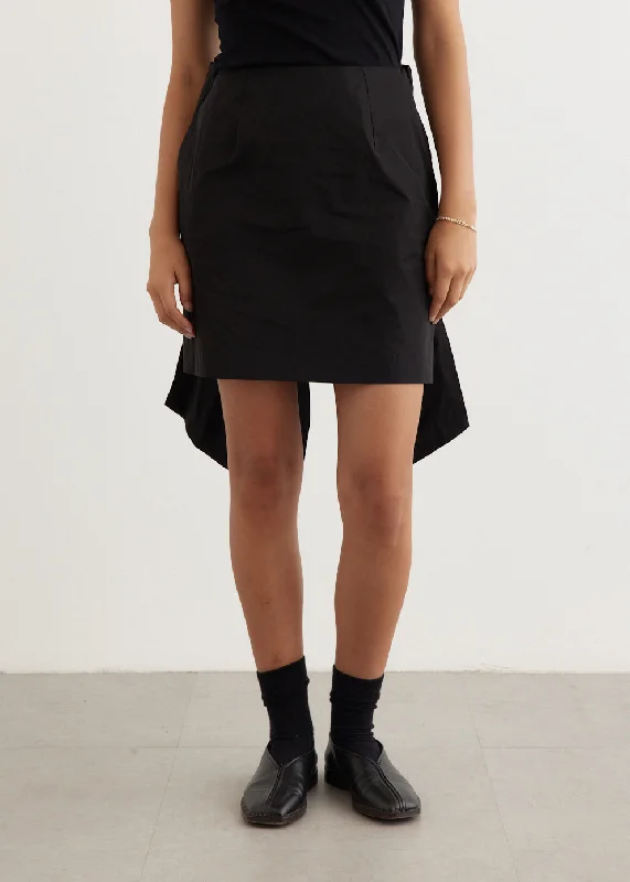 Back Bow Mini Skirt