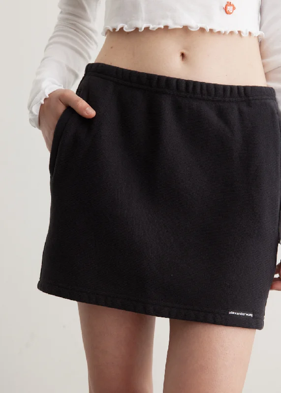 Mini Faded Logo Skirt