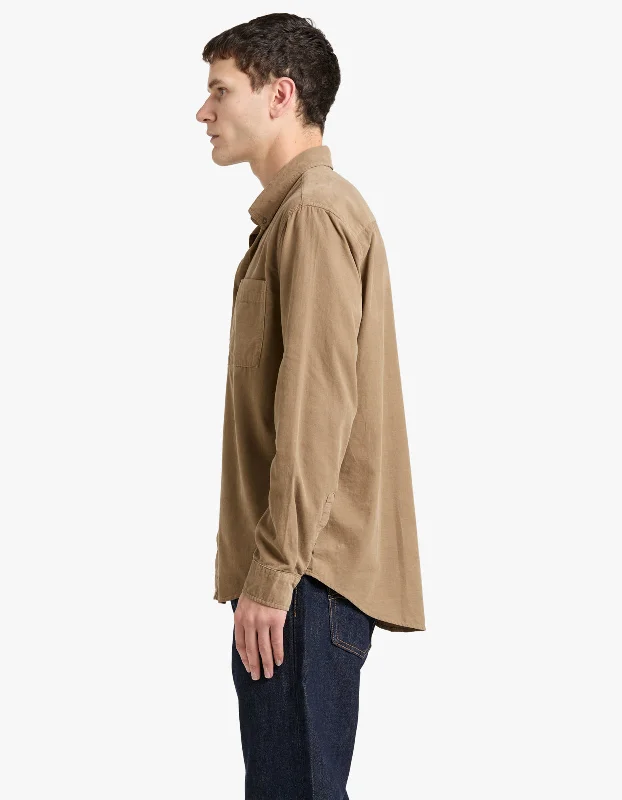 Arne Fine Cord Shirt 5082 - Shitake 024