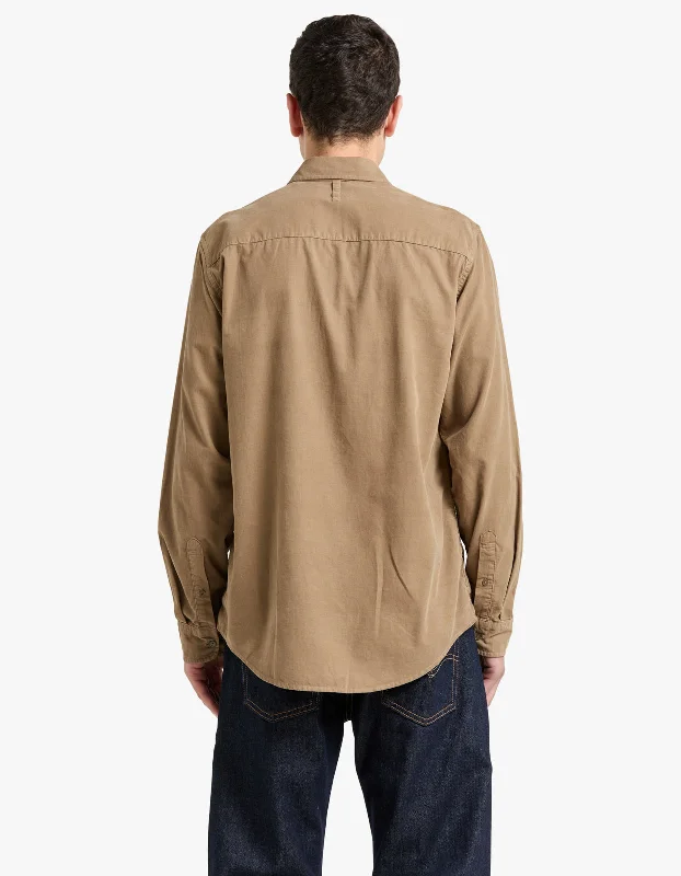 Arne Fine Cord Shirt 5082 - Shitake 024