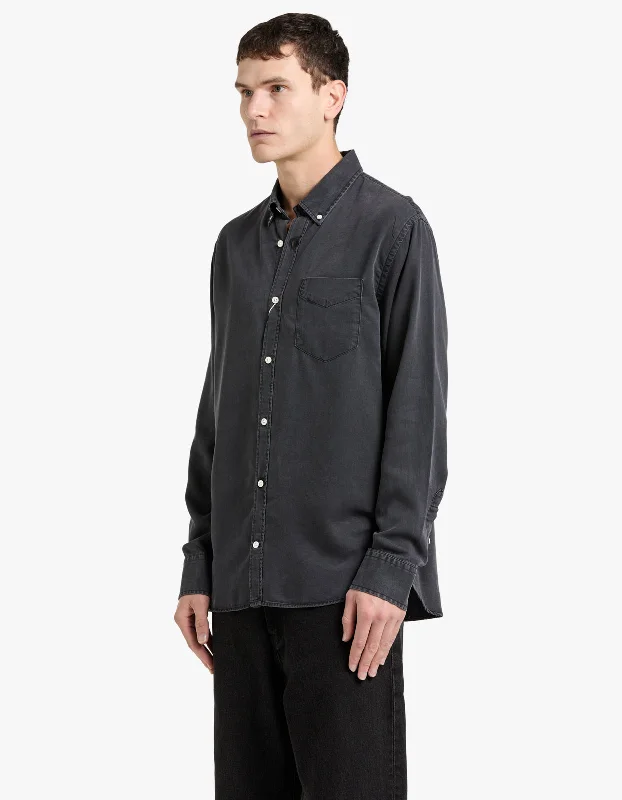 Levon Washed Tencel Shirt 5767 - Black 999