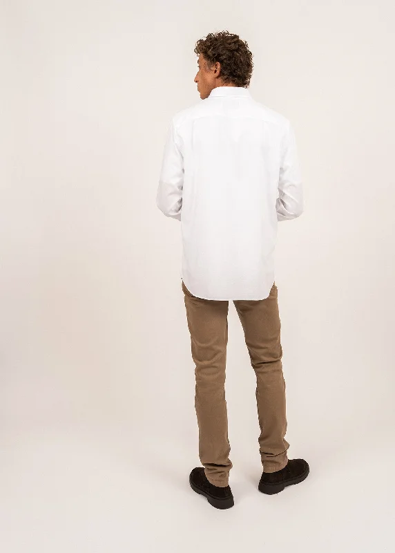 Oran classic shirt - in organic cotton (BLANC)