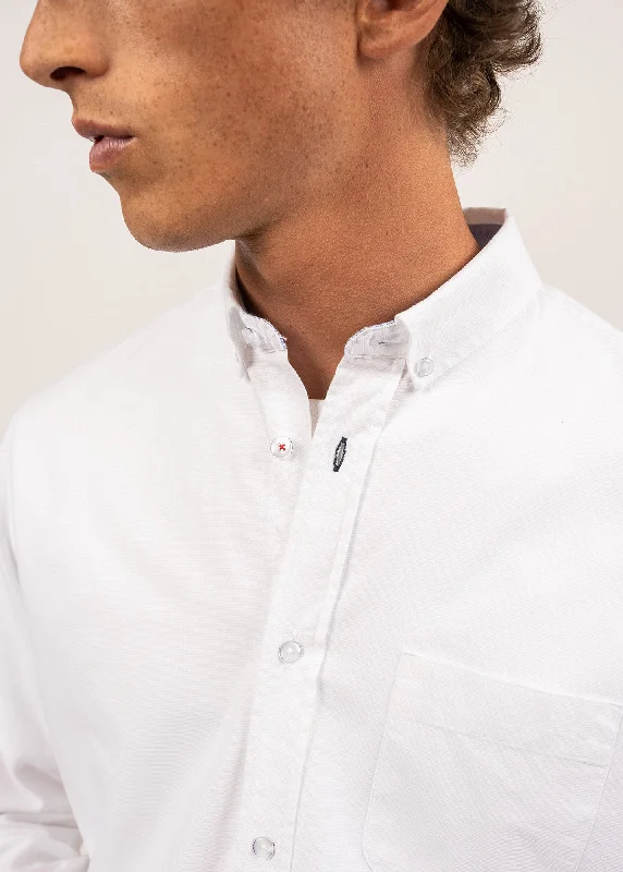 Oran classic shirt - in organic cotton (BLANC)