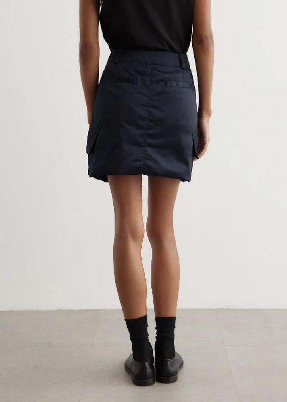 Padded Cargo Mini Skirt